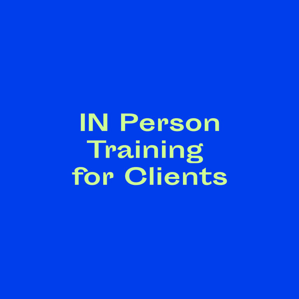 In Person Training for Current Clients - 20 pack
